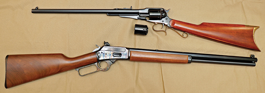 The two carbines used in these tests.